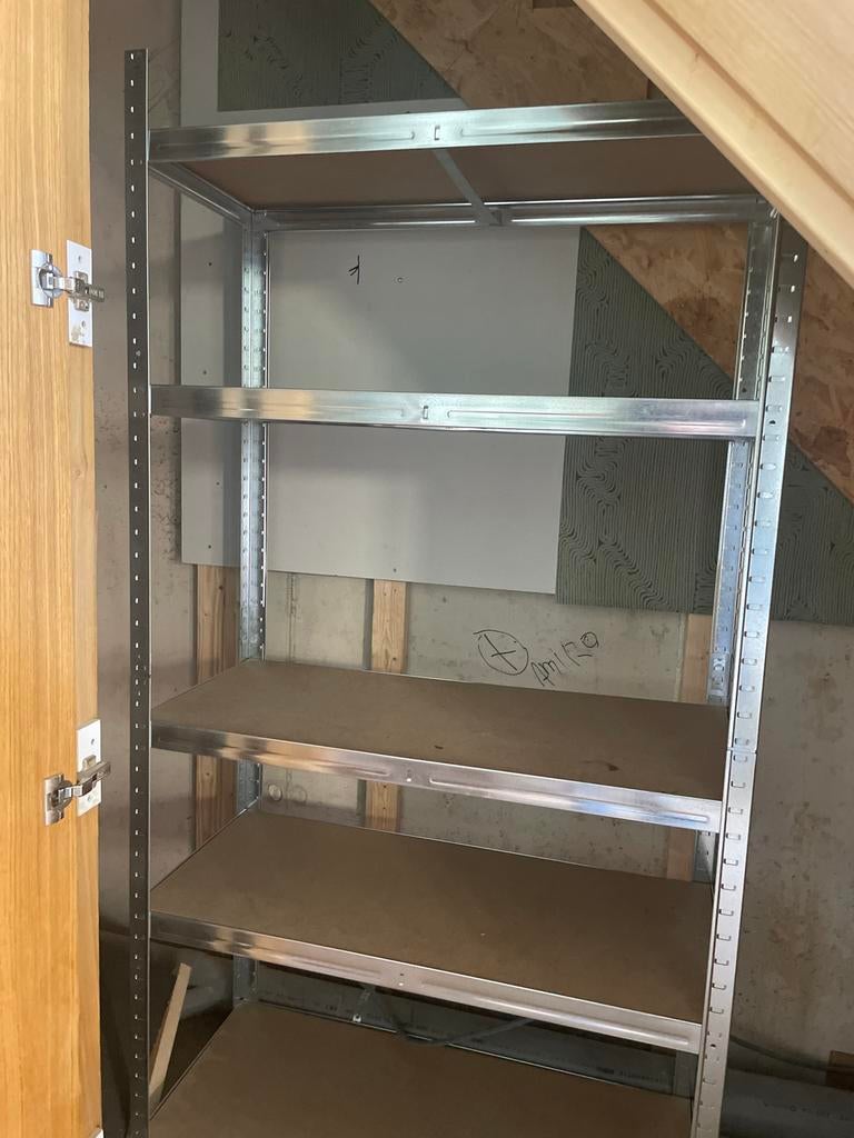 Stellingkast met 5 planken, Ophalen of Verzenden, Gebruikt