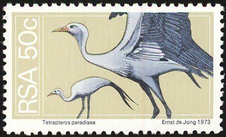 ZUID-AFRIOKA 41 - Dieren: vogels (kraanvogel), Ophalen of Verzenden, Postfris, Dier of Natuur