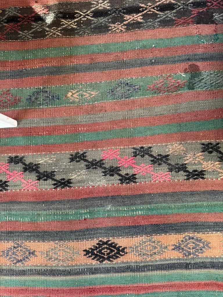 Mooie grote Turkse kelim!, Gebruikt, Overige kleuren, 150 tot 200 cm, Vintage