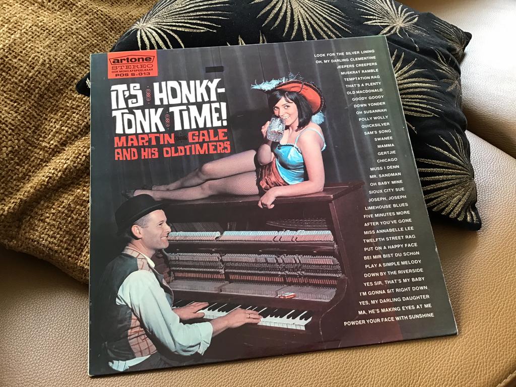 LP, 1967, MARTIN GALE, HONKY-TONK TIME, ARTONE, POS S-013, 1960 tot 1980, Ophalen of Verzenden, Zo goed als nieuw, 12 inch