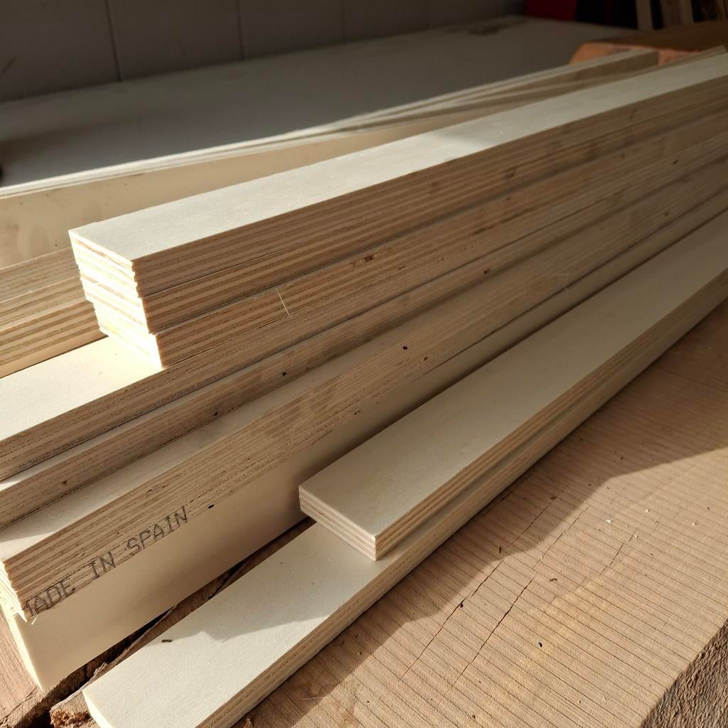 Triplex stroken - Diverse afmetingen, Tuin en Terras, Palen, Balken en Planken, Nieuw, Ophalen of Verzenden