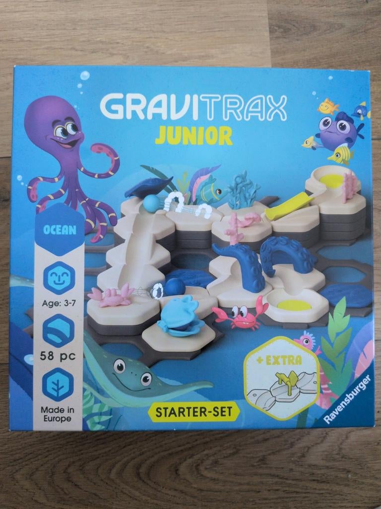 Gravitrax Junior Starter-Set Ocean - Bouwplezier voor kids, Kinderen en Baby's, Speelgoed | Educatief en Creatief, Zo goed als nieuw