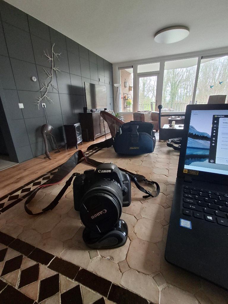 Spiegelreflex Canon EOS 500 D, Gebruikt, Spiegelreflex, Canon, Ophalen of Verzenden