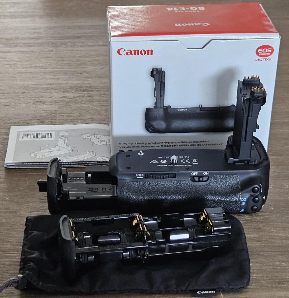 Nieuwe Canon BG-E14 Battery Grip voor 70/80/90D camera's, Ophalen of Verzenden, Nieuw