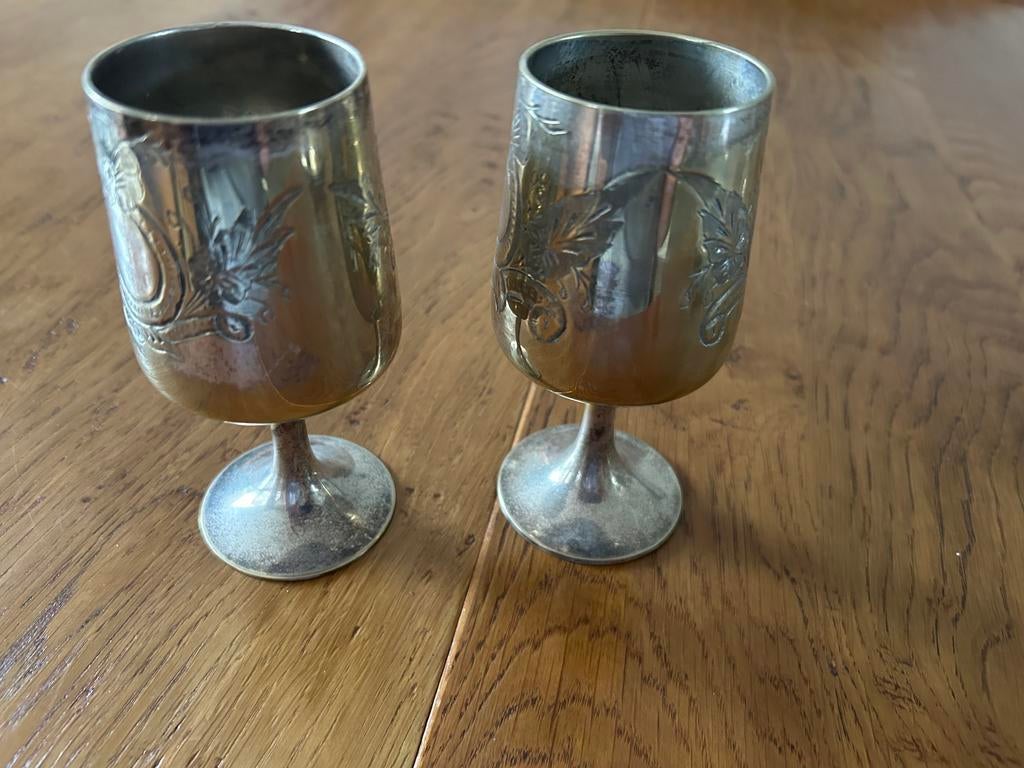 Wijnkelk, Antiek en Kunst, Antiek | Goud en Zilver, Ophalen of Verzenden, Zilver