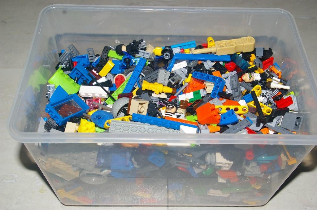 Bak vol KRE-O bouwstenen van Hasbro, Ophalen of Verzenden, Gebruikt