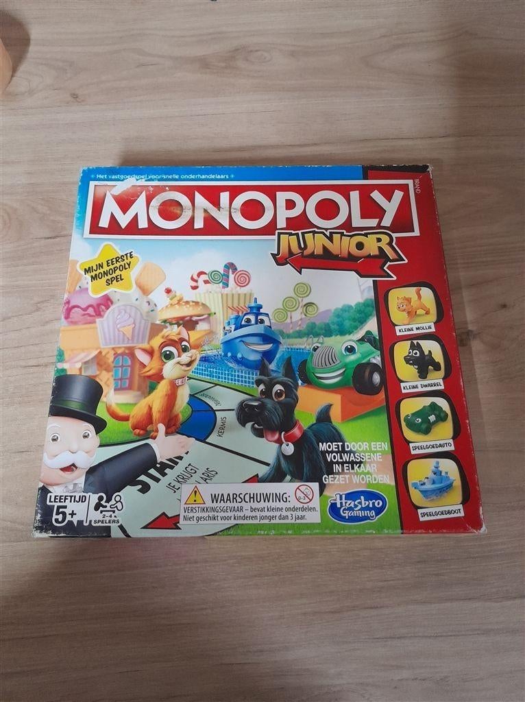 monopoly junior met hondje en katje - s5008