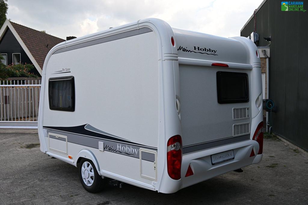 Hobby De Luxe 350 TB Mover|Fietsdrager|Voortent+luifel|TOP!, Standaardzit, Hobby, Tot en met 2, Bedrijf