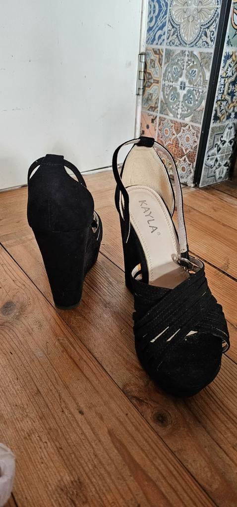 Sleehak dames maat 38, Ophalen of Verzenden, Zo goed als nieuw, Zwart