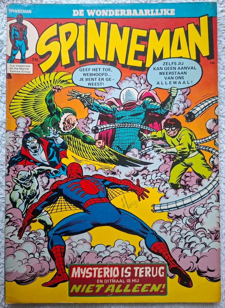 DE WONDERBAARLIJKE SPINNEMAN 9. WILLIAMS LEKTUUR. 1976., Eén comic, Ophalen of Verzenden, Gelezen, Amerika