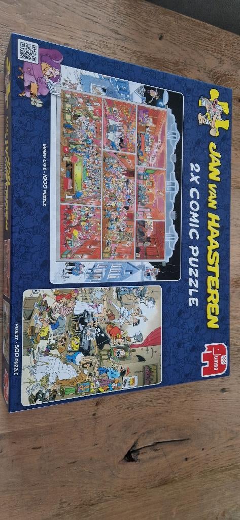 Jan van Haasteren Grand Cafe en Pianist, Hobby en Vrije tijd, Denksport en Puzzels, Ophalen of Verzenden, 500 t/m 1500 stukjes