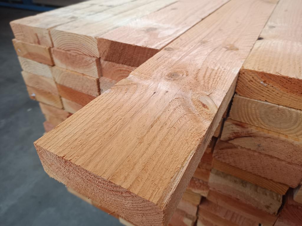 50x150mm Douglas fijnbezaagd 300 en 400 cm, Doe-het-zelf en Verbouw, Hout en Planken, Nieuw, Balk, Overige houtsoorten, 300 cm of meer