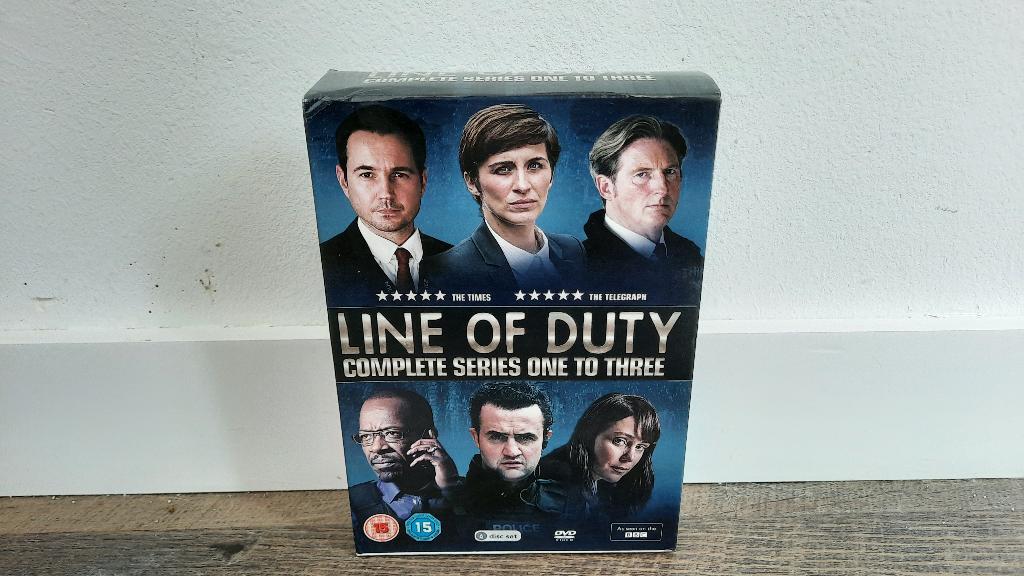 Line of Duty Serie 1 t/m 3 TV Serie DVD Boxset, Gebruikt, Alle leeftijden, Boxset, Drama