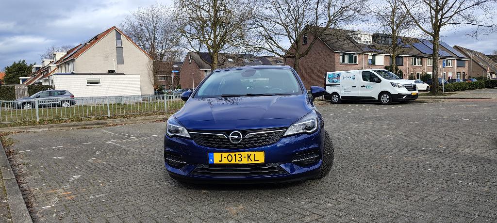 Opel Astra K 1.2 Turbo 110 pk – 2020 – 60.604 km – Blauw, Auto's, Opel, Voorwielaandrijving, Stof, 1199 cc, Blauw