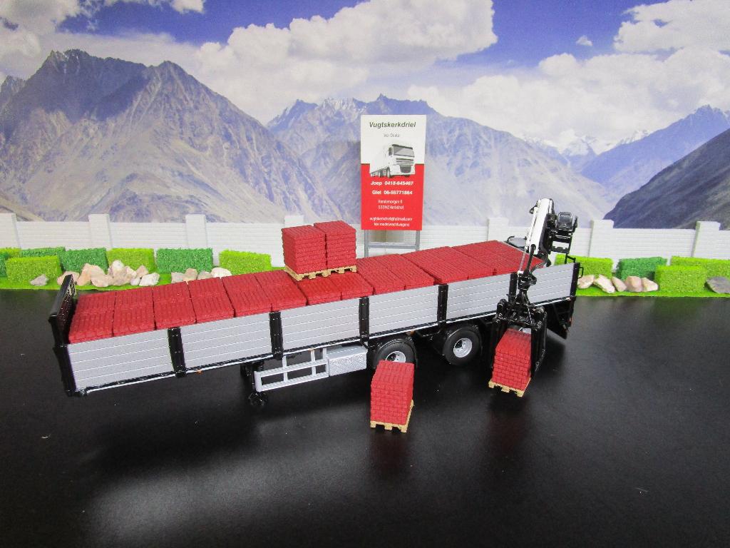 Lading Stenen Rood "Zie Omschrijving , Ex Wsi Oplegger", Ophalen, Nieuw, Bus of Vrachtwagen, Wsi