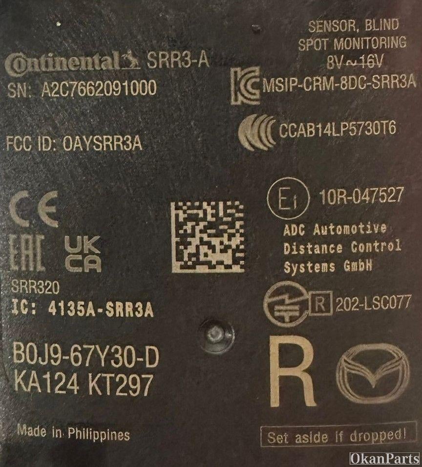 Mazda CX-30 CX30 ACC radarsensor B0J9-67Y30-D, Ophalen of Verzenden, Gebruikt