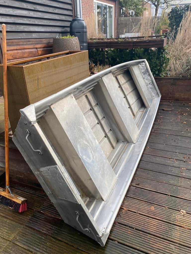 Alu Platbodem 330x105, Ophalen, Aluminium, Zo goed als nieuw, Benzine