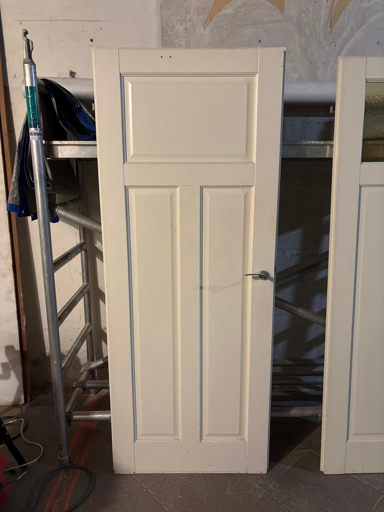 Klassieke paneeldeur R 201x78, Gebruikt, Minder dan 80 cm, Binnendeur, Ophalen of Verzenden