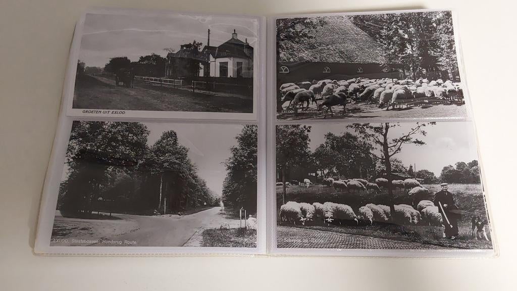 Ansichtkaarten Exloo 44 stuks, Foto, Nieuw, Ophalen of Verzenden, 1940 tot 1960