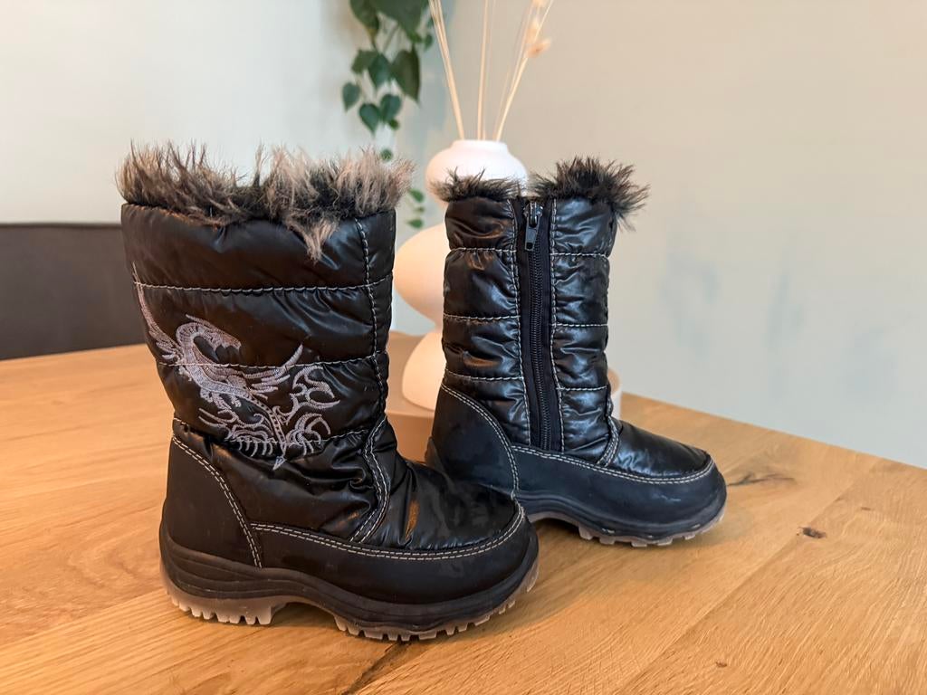 Zwarte snowboots maat 28!, Ophalen of Verzenden, Zo goed als nieuw, Overige typen