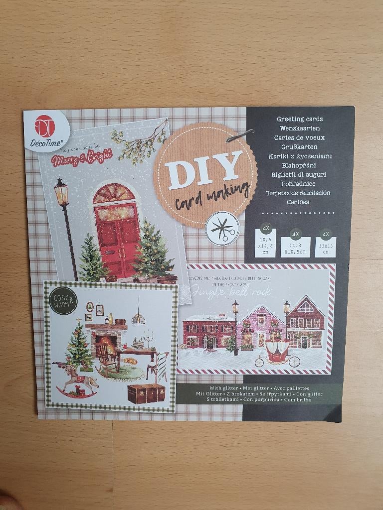 stansblok Kerst, Ophalen of Verzenden, Nieuw, Kerst, Blanco kaart of Basiskaart