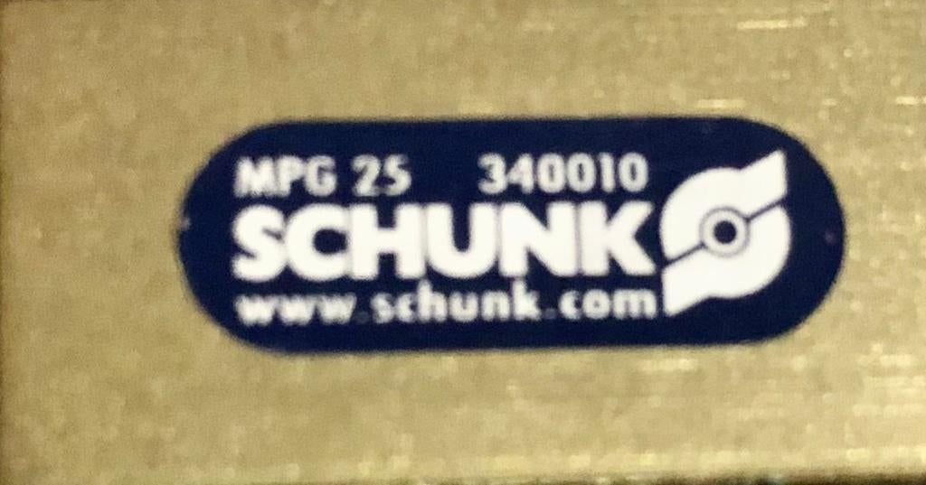 SCHUNK - Parallelgrijper / Gripper met armatuur - MPG 25, Ophalen of Verzenden, Zo goed als nieuw