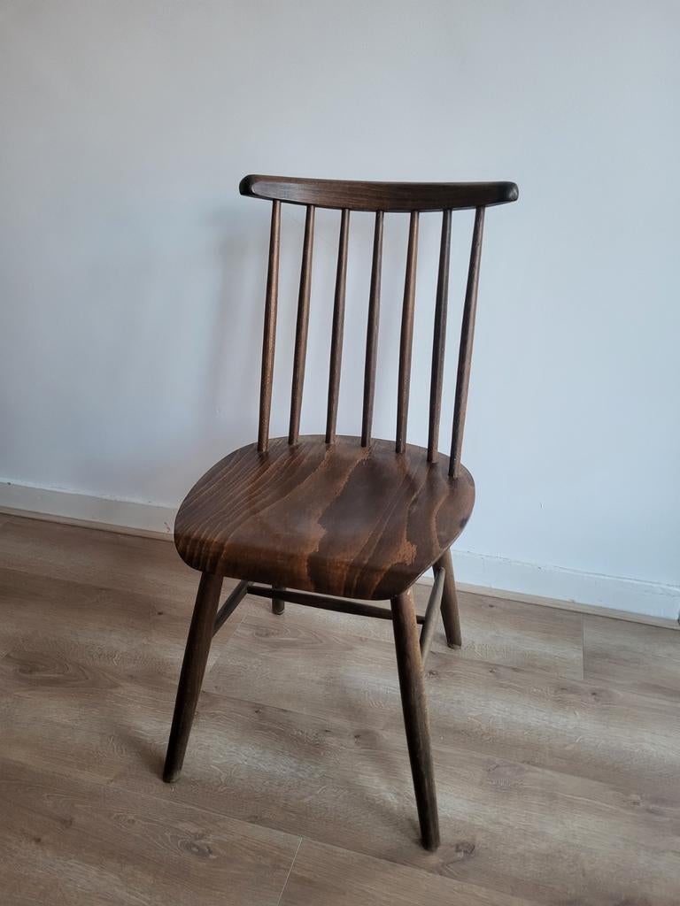 Tapiovaara stoel - Fins design, Gebruikt, Bruin, Scandinavisch, Ophalen of Verzenden