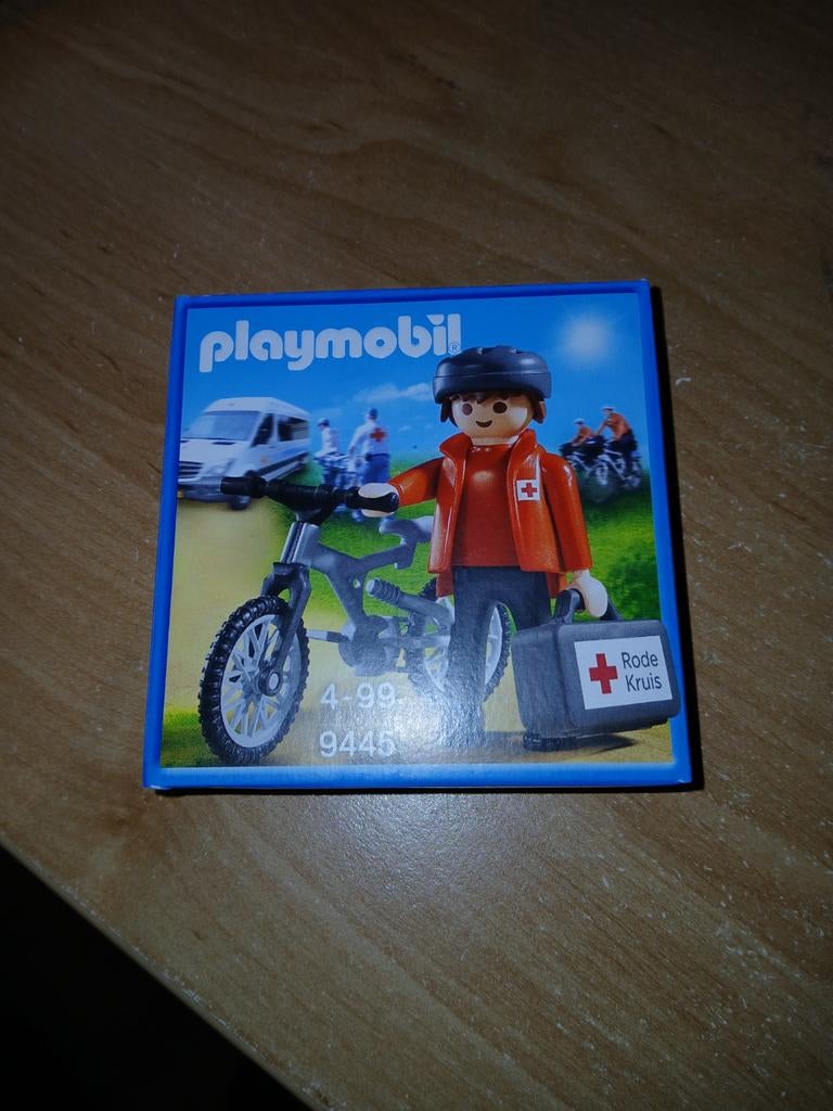 Playmobil Rode Kruis Mountainbike Set 9445, Ophalen of Verzenden, Zo goed als nieuw, Complete set