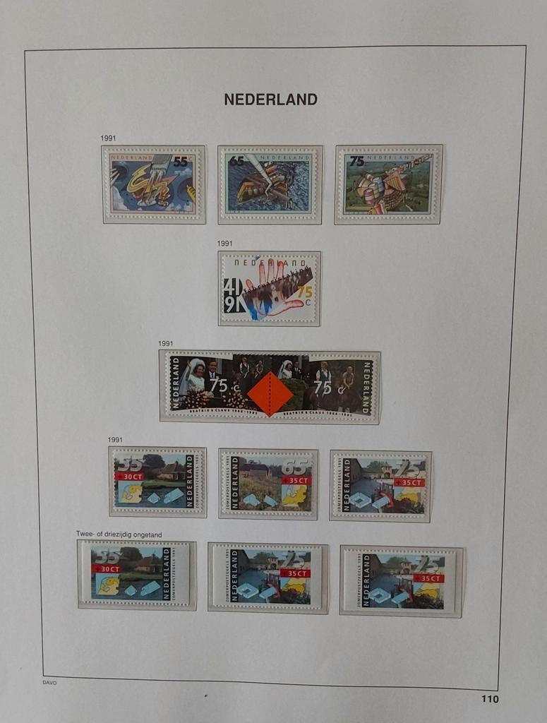 Nederland 1991 Postfris compleet voor Davo, Ophalen of Verzenden