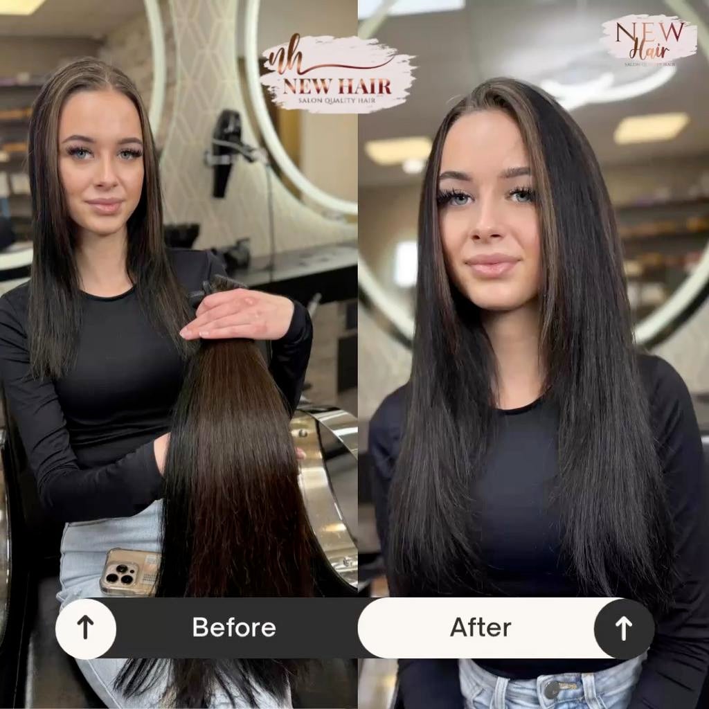 Invisible weave extensions (kan in 3 termijnen betalen €430, Ophalen of Verzenden, Nieuw, Pruik of Haarverlenging