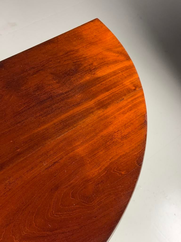 Empire halve maan tafel antiek mahonie, Antiek en Kunst, Ophalen