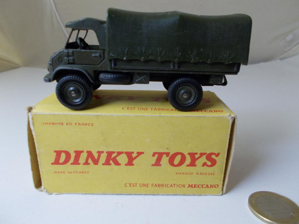 1961 Dinky Toys 821 MERCEDES-BENZ UNIMOG + ORIG. DOOSJE! (F)