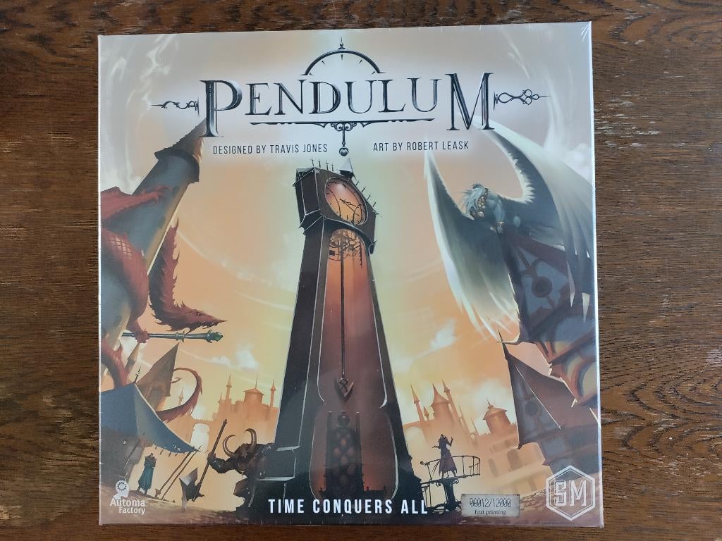 For sale/trade Pendulum 1st print run [ENG] (new), Vijf spelers of meer, Ophalen, Nieuw, Stonemaier Games