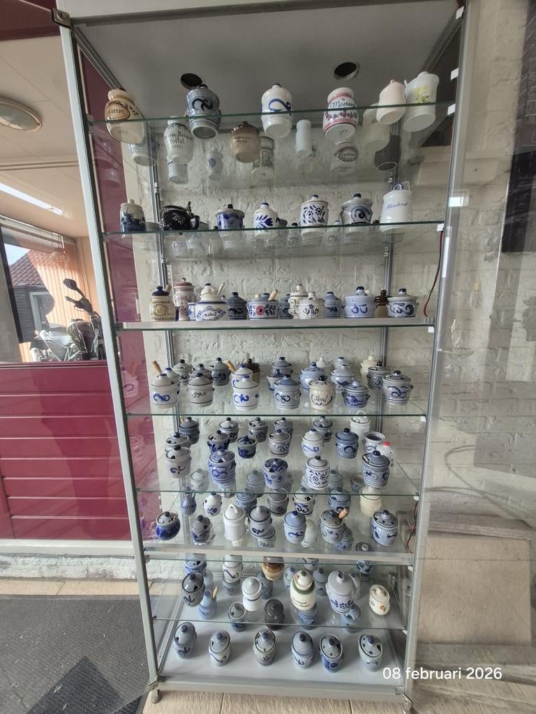 Mosterd potjes, Ophalen of Verzenden