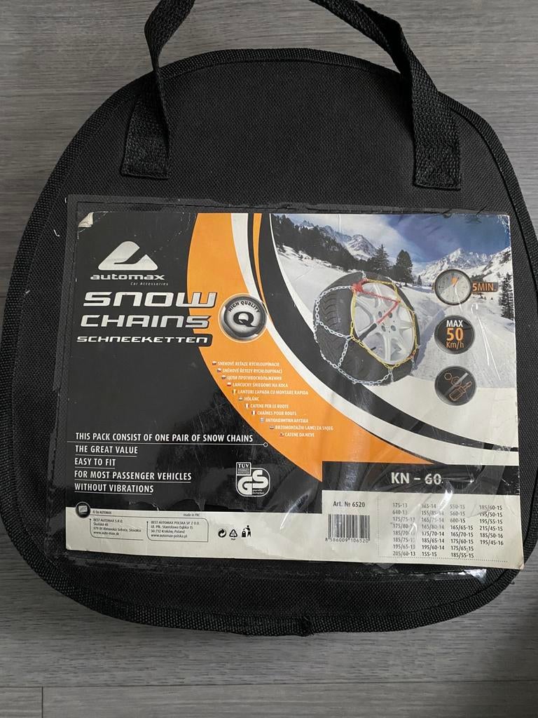 Sneeuwkettingen te koop, Ophalen, Zo goed als nieuw