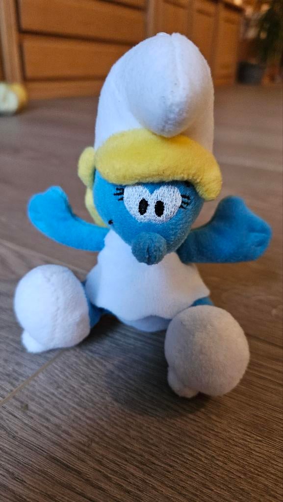 Smurfin knuffel, Verzamelen, Smurfen, Ophalen of Verzenden, Zo goed als nieuw