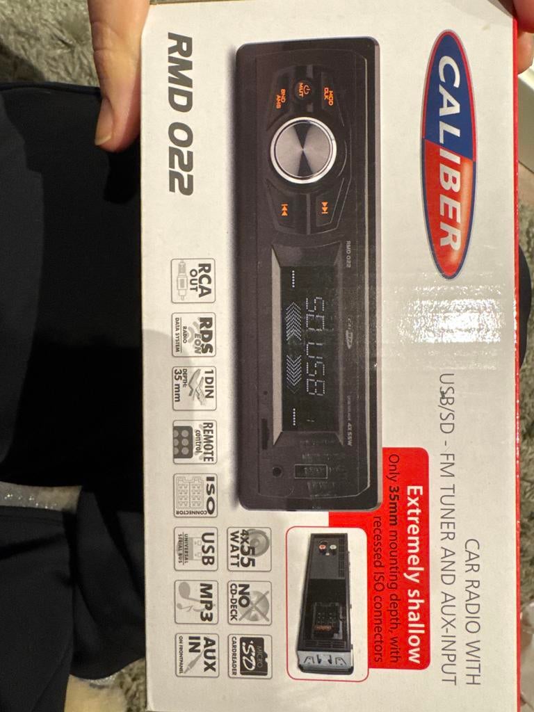 Caliber RMD 022 Autoradio - Nieuw in doos, Ophalen of Verzenden, Nieuw