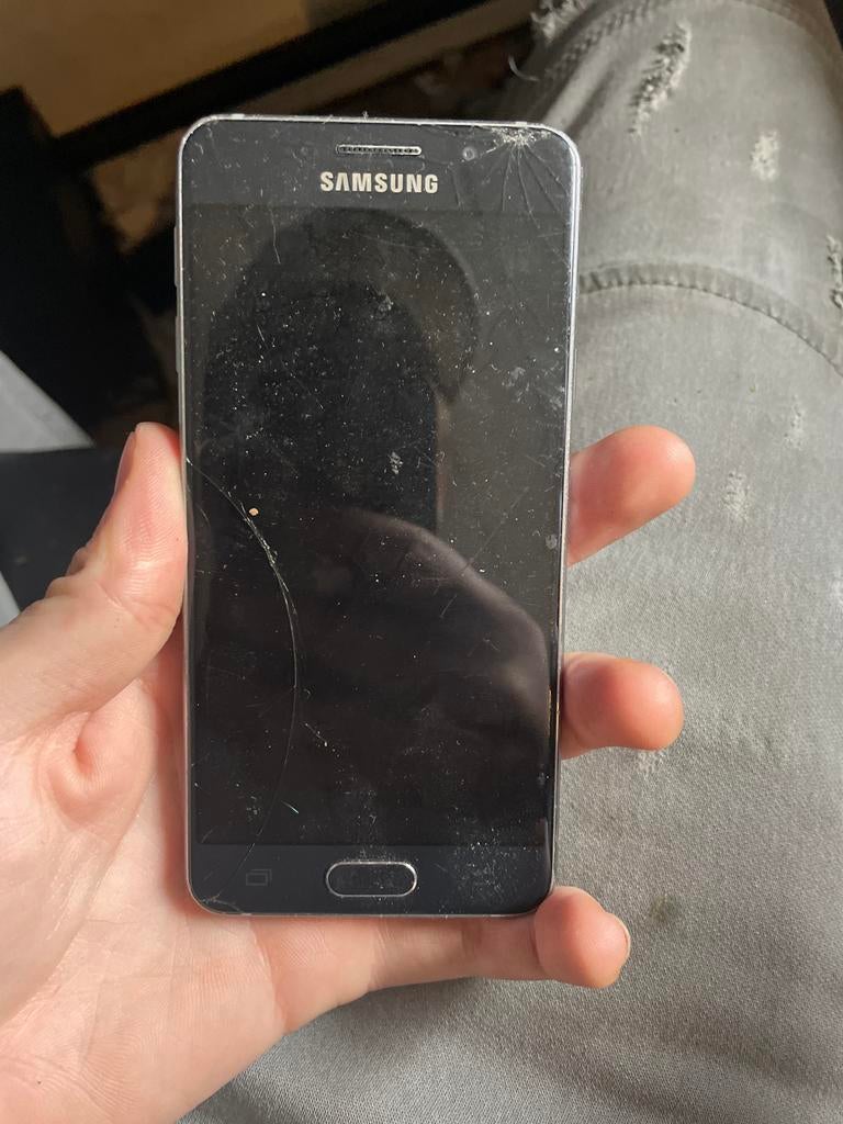 Samsung kapot - Onderdelen of reparatie, Telecommunicatie, Mobiele telefoons | Samsung, Ophalen, Overige modellen, Zwart, Zonder simlock