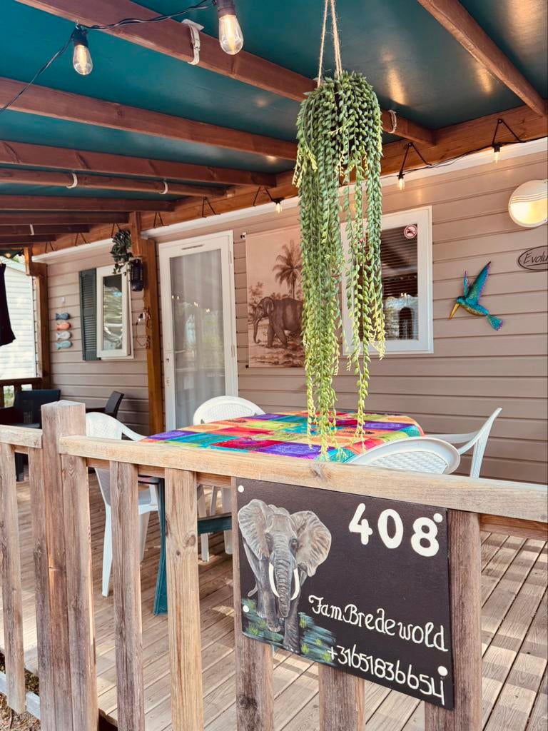 Te huur 6 persoons stacaravans Cöte d Azur, Vakantie, Provence en Côte d'Azur, Landelijk, In bos, Chalet, Bungalow of Caravan