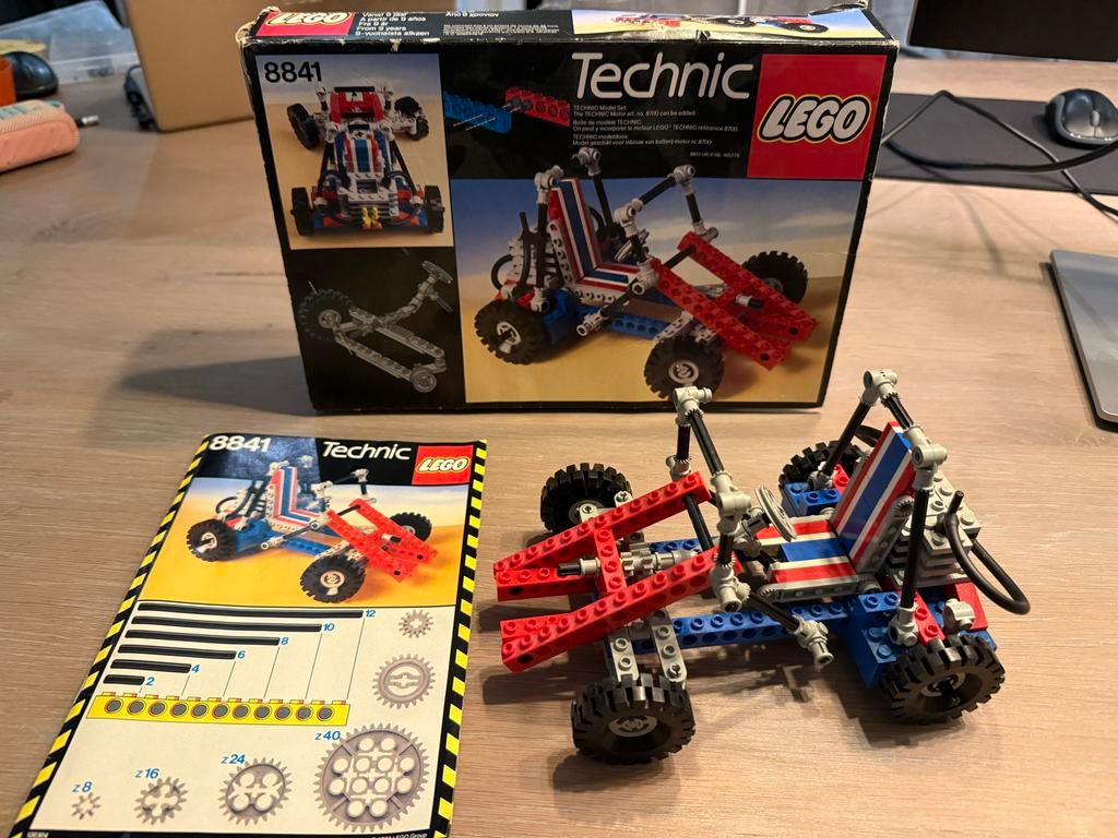 Lego Technic 8841 Dune Buggy met Boekje en Doos, Ophalen of Verzenden, Gebruikt, Complete set, Lego