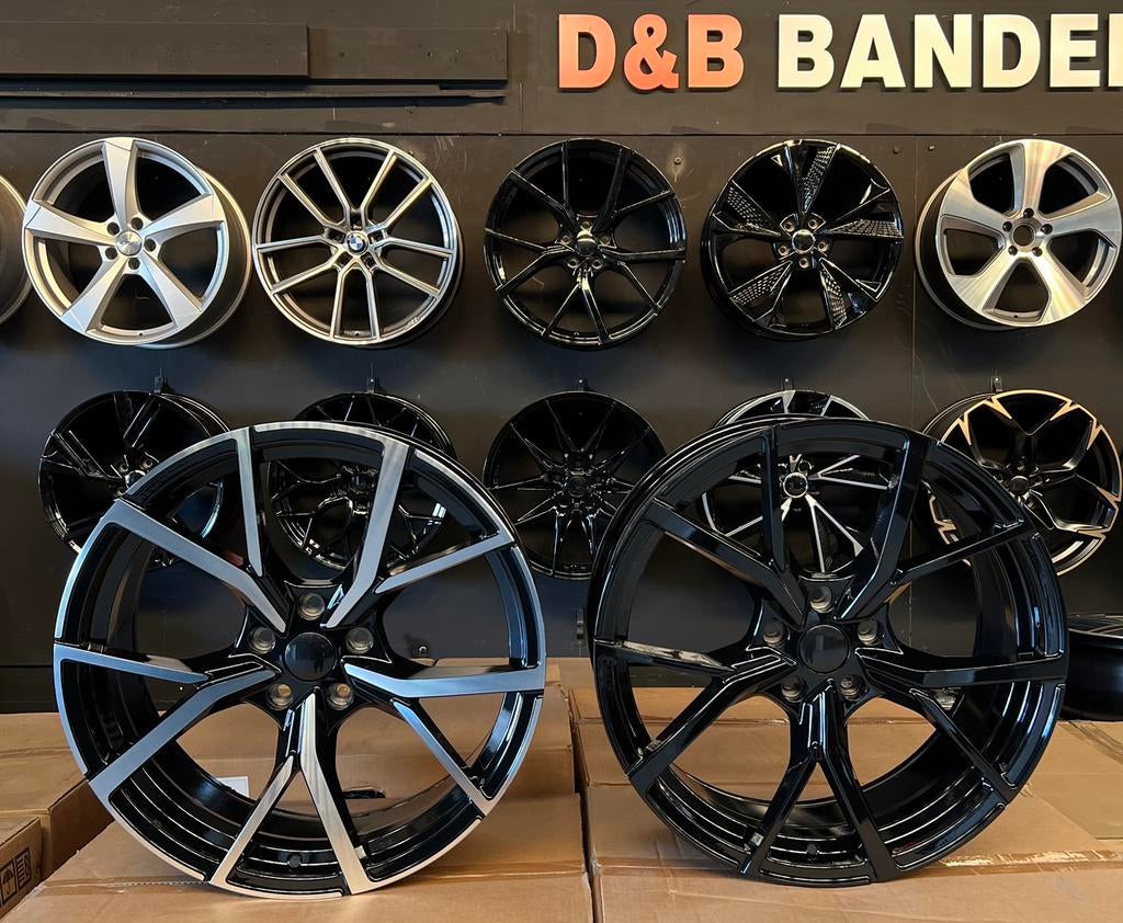 18 19 inch Estoril look velgen 5x112 Vw golf audi seat skoda, Auto-onderdelen, Banden en Velgen, Velg(en), 18 inch, 225 mm, Personenwagen