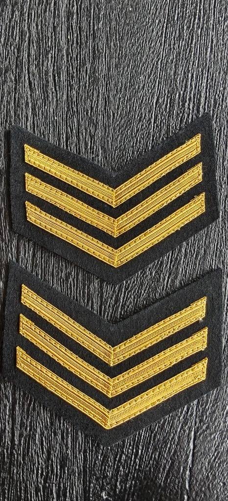 Rangonderscheidingstekens m, Verzamelen, Militaria | Algemeen, Ophalen of Verzenden, Landmacht, Nederland, Embleem of Badge