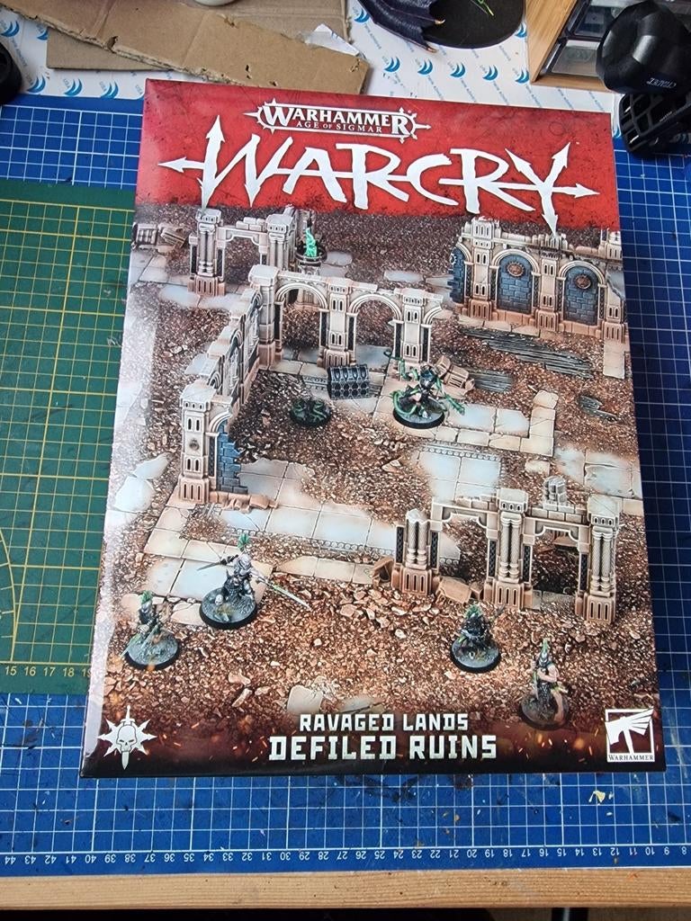 Warhammer Warcry Ravaged Lands Defiled Ruins, Hobby en Vrije tijd, Wargaming, Ophalen of Verzenden, Zo goed als nieuw, Warhammer