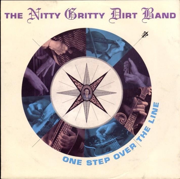 Single  -  NITTY GRITTY DIRT BAND - One step over the line, Cd's en Dvd's, Vinyl | Rock, Ophalen of Verzenden, Zo goed als nieuw