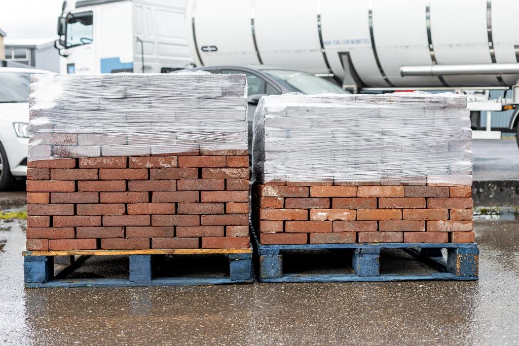 Oude bruine jaren 60 70 vormbak steen rood bruin 22M2, Doe-het-zelf en Verbouw, Metselstenen, Ophalen of Verzenden, Gebruikt, Bakstenen