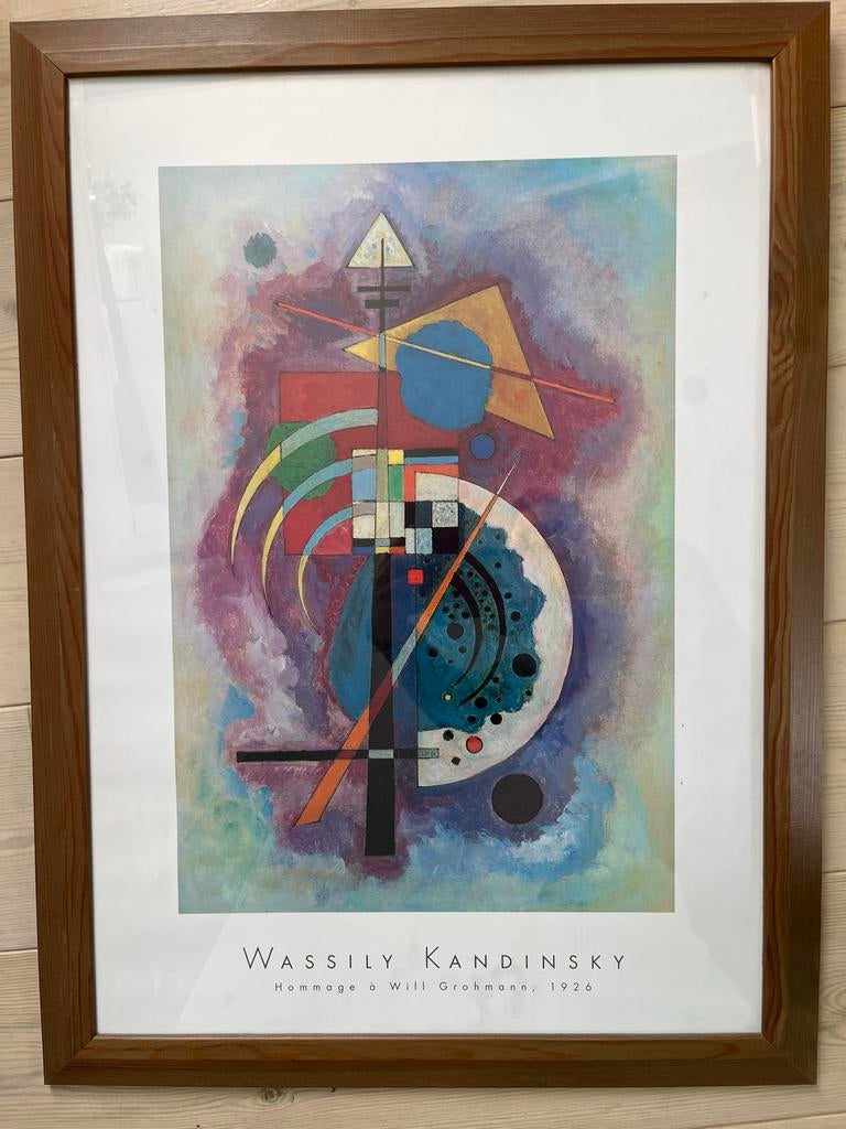 Poster - Wassily Kandinsky, Antiek en Kunst, Ophalen