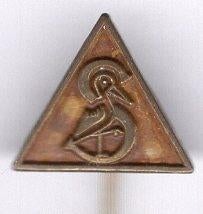 Machinefabriek Stork koper speldje ( U_472a ), Verzenden, Zo goed als nieuw, Transport, Speldje of Pin