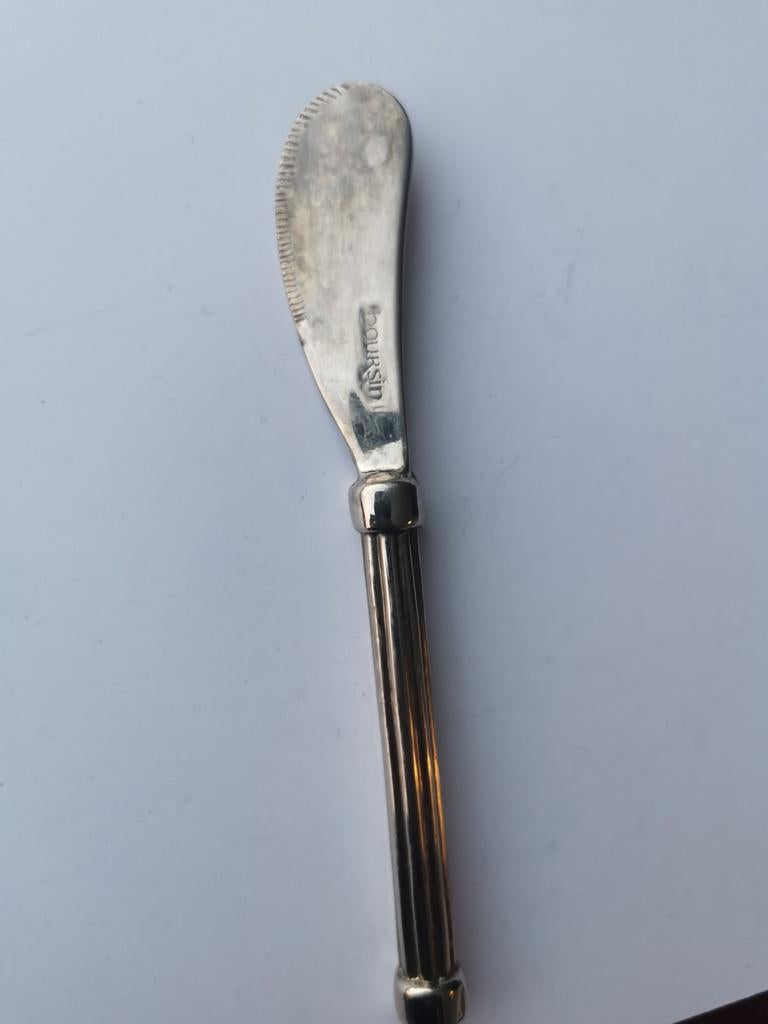 Vintage zilver boursin lepel, Ophalen of Verzenden