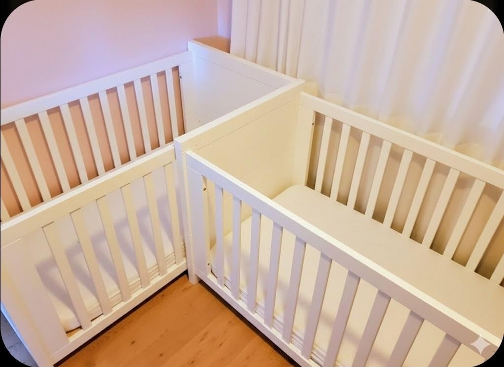 Ledikant en juniorbedje in 1, Ophalen, Gebruikt, Ledikant