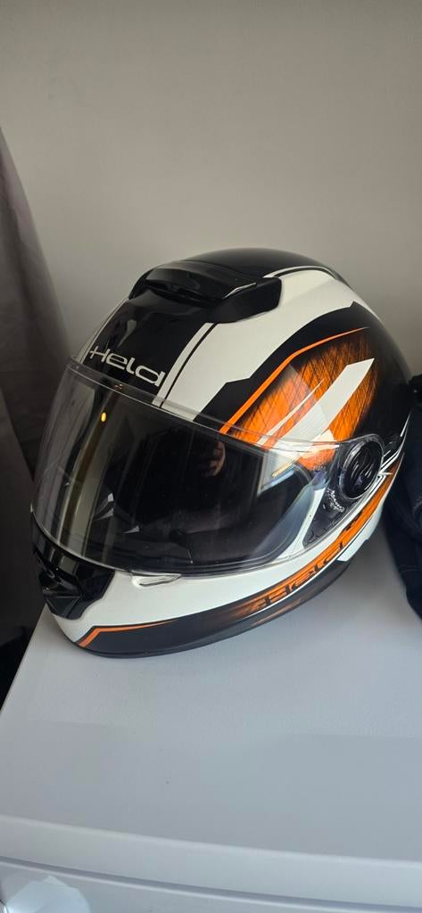 HELD integraal helm met zonnevizier. Z.g.a.n., Heren, Integraalhelm, L, Tweedehands